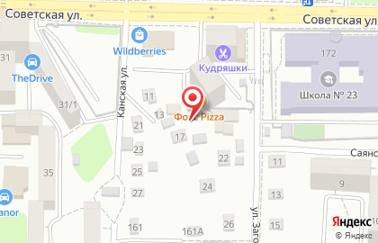 Драйв Дэнс на Советской улице на карте