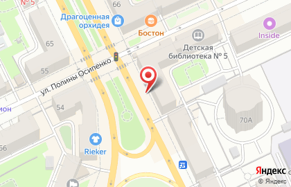 Магазин косметики и парфюмерии Yves Rocher на Комсомольском проспекте на карте