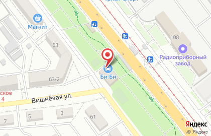Магазин автотоваров Би-би в Ленинском районе на карте