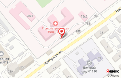 Клиника лечения наркомании и алкоголизма "Наркостоп" на Нагорной улице на карте