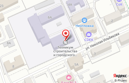 Чебоксарский техникум строительства и городского хозяйства в Чебоксарах на карте