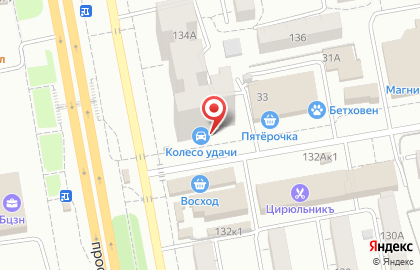 Автомагазин Фаворит в Белгороде на карте