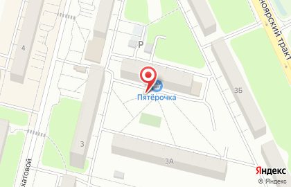 Мастерская по ремонту обуви на улице Бархатовой на карте