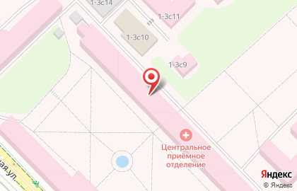 Главный военный клинический госпиталь им. академика Н.Н. Бурденко на Госпитальной площади на карте