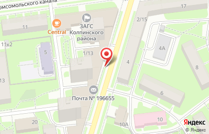 Магазин автозапчастей 078auto в Колпинском районе на карте