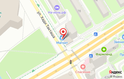 Булочная-пекарня Жар свежар на улице Хади Такташа на карте