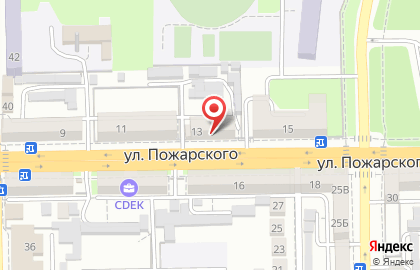 Кафе быстрого питания Горыныч на улице Пожарского на карте