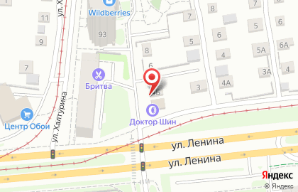 Сервисный центр Доктор шин на улице Халтурина на карте