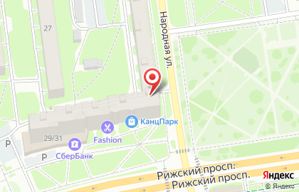 Сервис по поиску и покупке недвижимости ДомКлик на Рижском проспекте на карте