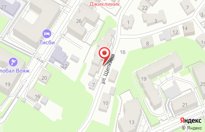 Дом, ТСЖ на улице Щепкина на карте