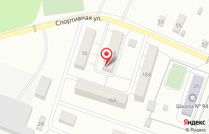 Продовольственный магазин Кормилец на Спортивной улице на карте