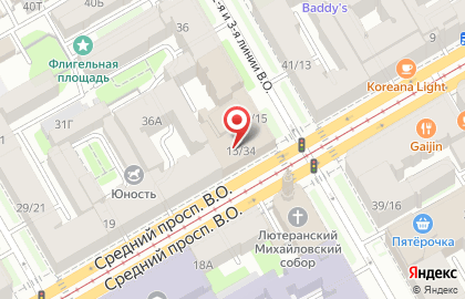 Северо-западный Банк Сбербанка России в Василеостровском районе на карте