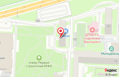 Алкомаркет Алкоточка на улице Высоцкого на карте