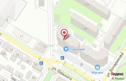 Союз на улице Горького на карте