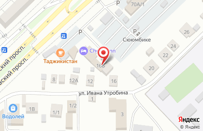 Гостиница и сауна Сакура в Набережных Челнах на карте