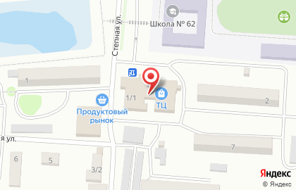 Продуктовый магазин Две звезды на карте