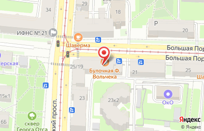 Табак на Ладожской на карте