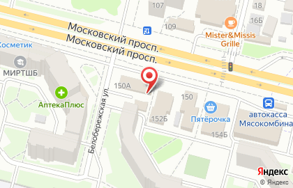 Бар РИО на Московском проспекте на карте