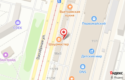 Магазин Дачный в Советском районе на карте