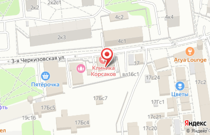Медицинский центр Корсаков на Преображенской площади на карте