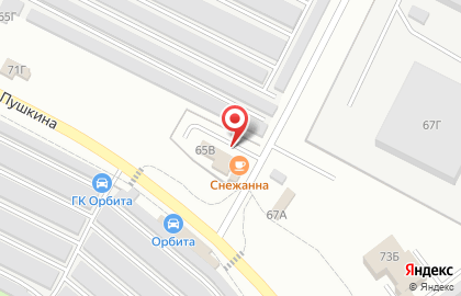 Автомастерская Снежана на карте