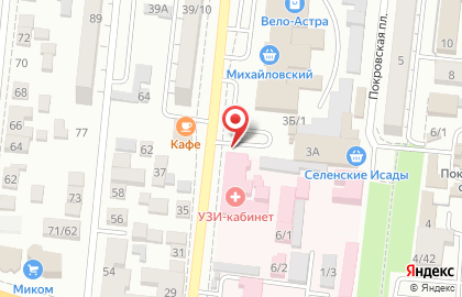 Киоск по продаже лотерейных билетов, Ленинский район на карте