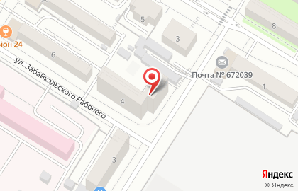 АЗК в Ингодинском районе на карте