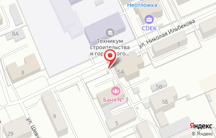 Автостоянка в Чебоксарах на карте