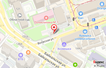 Оптико-офтальмологический центр Эос в Октябрьском районе на карте