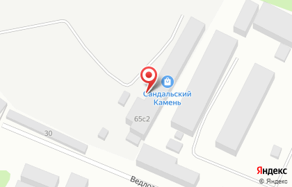 Камнеобрабатывающая компания Сандальский камень на карте
