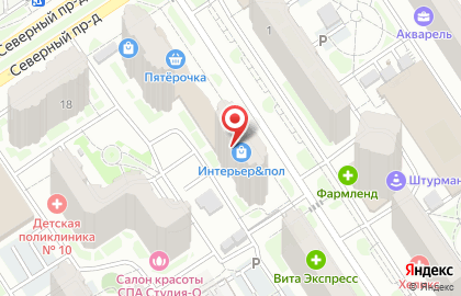 Магазин напольных покрытий и дверей INTERPOL интерьер & пол на карте
