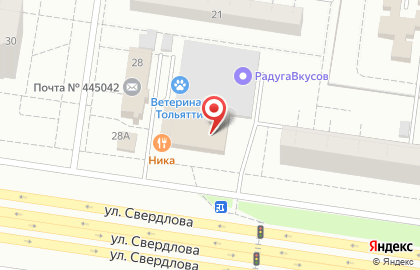 Spa-салон Тропики в Автозаводском районе на карте