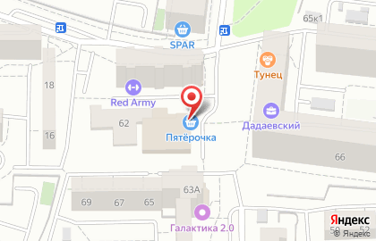 Универсам Пятёрочка на улице Старшины Дадаева на карте