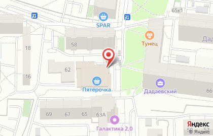 ТЦ Дадаевский на карте