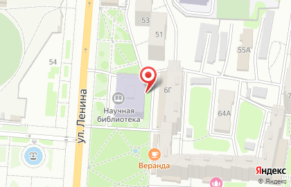 Курская областная научная библиотека им. Н.Н. Асеева на карте