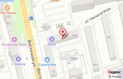 Компания NetbyNet на Восточной улице на карте