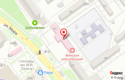 Волжская городская поликлиника №4 на карте