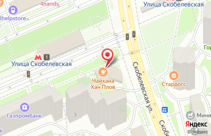 Салон сотовой связи МегаФон на метро Улица Скобелевская на карте