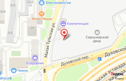 Компания СтройКонтракт в Даниловском районе на карте
