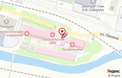 Скорая медицинская помощь Новокузнецкая станция скорой медицинской помощи на улице Ленина на карте