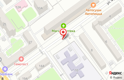 Магазин Горячий хлеб в Тамбове на карте