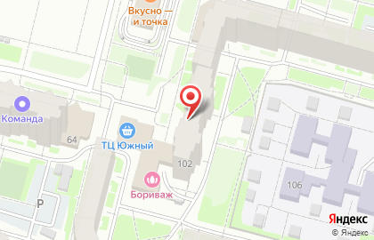 Магазин Вологодский мясодел на проспекте Победы на карте