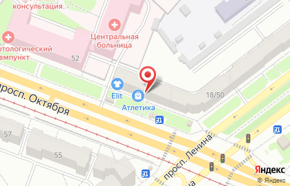 Ортопедический салон Атлетика в Ярославле на карте