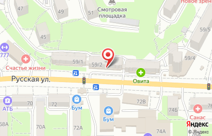 Магазин эротических товаров Эммануэль в Советском районе на карте