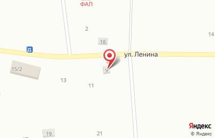Продуктовый магазин Зодчий на улице Ленина на карте