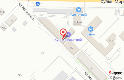 Мятый элемент на улице Макаренко на карте