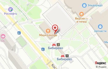 Киоск фастфудной продукции на Костромской улице на карте