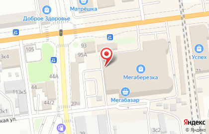 Служба доставки еды MegaMix#2 на Сахалинской улице на карте