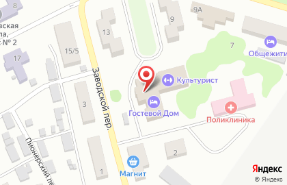 Хостел в Тамбове на карте