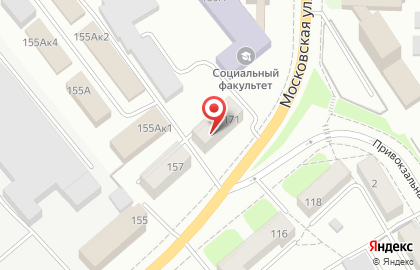 Компания по производству чулочно-носочных изделий Фабрика Носков на Московской улице на карте